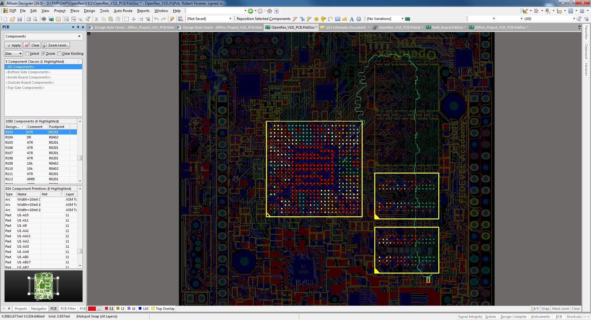 PCB - Fly-by - D31-D0