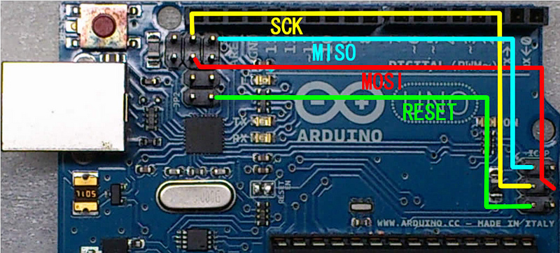 ICSP1 to ICSP Arduino